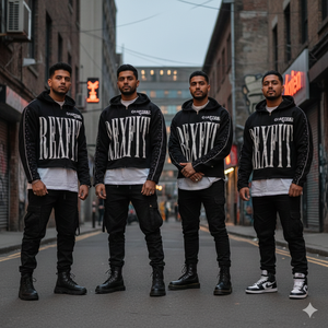 Sudaderas con capucha cortas con cremallera, personalizadas, con bordado desgastado y pedrería, del mejor material, las más vendidas, unisex - Product Image 2