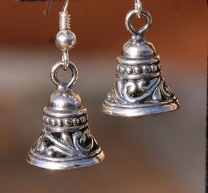 Traditional Brass Bell Pendant With Wooden <b>Top</b> For Home Decor - Product Image 5