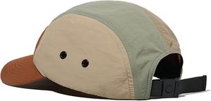 Unisex 5-Panel Baseball <b>Cap</b> Color Blocking Canvas Adjustable Magic Sticker Closure Casual Spring <b>Summer</b> Wear - Product Image 6