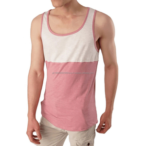 Débardeur moderne à deux tons pour homme, coupe ajustée, respirant, en coton doux, pour la détente, l'entraînement et les vêtements décontractés, débardeur élégant pour homme - Product Image 4