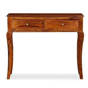 Table console en bois d'acacia massif naturel de taille moyenne - Product Image 2