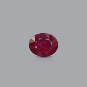 Natural Pink Ruby Loose Gemstone 3.85 Carat Certified Trillion Pear Faceted - Product Image 1