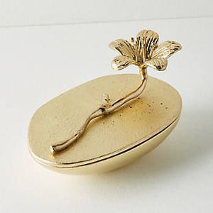 Pot à bougie avec couvercle en forme de fleur de magnolia dorée, récipient décoratif pour bougie, vase de luxe pour mariage, fête, maison, cadeau - Product Image 5