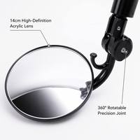 Miroir d'inspection portable sous véhicule et plafond WD-MI, miroir de sécurité portable avec poignée extensible de 45 à 160 cm