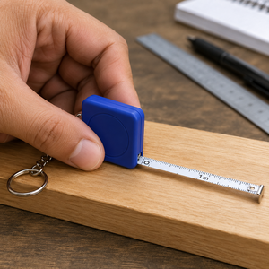 ARTICLE CADEAU - Mini mètre ruban porte-clés de 1 m – Cadeau promotionnel pratique et outil de mesure de poche - Product Image 3