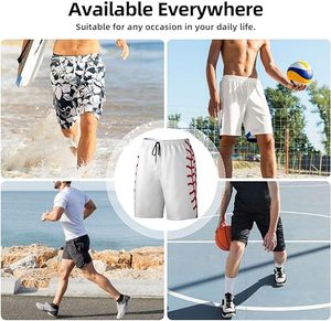 Shorts de baseball personnalisés en maille, style urbain mi-haut, légers, respirants, écologiques, anti-humidité, OEM ODM Marque Privée - Product Image 5