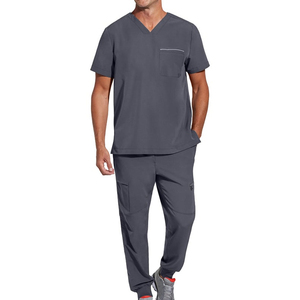 Tenues d'opération personnalisées souples pour hommes, uniformes de bloc opératoire respirants et à séchage rapide, ensembles de blouses d'infirmier - Product Image 6