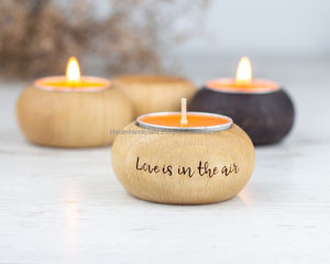 Modern Minimalist Handmade Mango Wood T-Light Holder Geometric Design Decorative <b>Candle</b> <b>Stand</b> for Religious Activities Christmas - Product Image 2