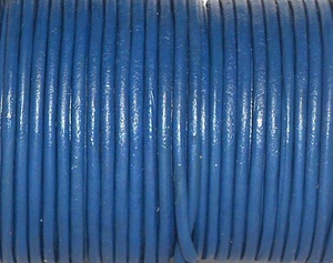 DIY Jewelry Making Components Genuine <b>Leather</b> Cords 1mm-6mm Cyan Metallic Finish Chain Sizes Claw Clasp <b>Bracelets</b> Necklaces - Product Image 3