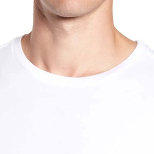 T-shirts à manches longues de haute qualité, 260 grammes, toucher doux, 100% coton, coupe classique, col en V, pour hommes - Product Image 4