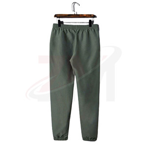 Conjunto de chándal de felpa 100% algodón, sudadera blanca, pantalones verdes, con cuentas, nueva tendencia, corte holgado, color sólido, impresión de logotipo personalizada - Product Image 5