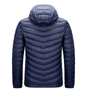 Plus Size <b>Long</b> Sleeve Lightweight <b>Men</b> Puffer <b>Jacket</b> Perfect For Daily Casual Wear And Cool Weather Winter <b>Jacket</b> - Product Image 2