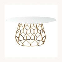 Nouvelle arrivée, ensemble de table basse en métal contemporain, meubles de salon modernes personnalisés, table centrale faite à la main