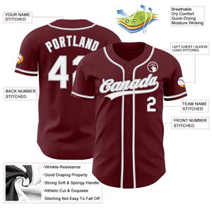 Fully Customizable Baseball Jerseys with Custom Team Logos Player Names And Numbers Available in Multiple Styles and Fits - Product Image 5