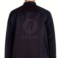 Tendance Mode Homme : Robe Modeste Unie à Manches Longues, Coupe Droite, 100% Coton Respirant de Haute Qualité, Style Élégant Décontracté et Formel