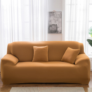Blue Solid Elastic Stretch <b>Sofa</b> <b>Cover</b> Slipcover Washable Polyester Couch <b>Cover</b> <b>for</b> Three Seat <b>Sofa</b> Modern Living Room - Product Image 4