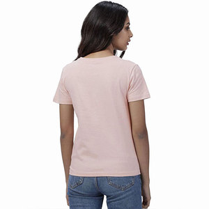 T-shirt Femme Été 2026 à Manches Courtes de Haute Qualité, Personnalisable avec Logo, Coupe Ample et Épaisse, T-shirts Vierge pour Impression - Product Image 2