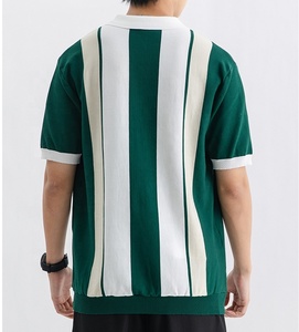 Chemise polo slim fit, manches courtes, respirante, séchage rapide, 100% coton, de haute qualité, en vente - Product Image 6