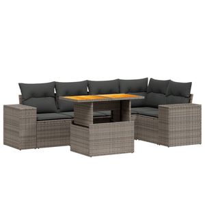Ensemble de canapé de jardin gris - Product Image 2