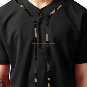 La meilleure qualité de chemises à boutons de baseball Prix les plus bas Maillots de baseball de softball pour hommes Logos personnalisés Maillots de vêtements de sport - Product Image 5