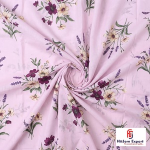 Elegant Digital Printed Cotton Lawn Fabric OEM ODM Textile Manufacturer Custom Made Fabric Supplier for Fashion Apparel Home - Product Image 1