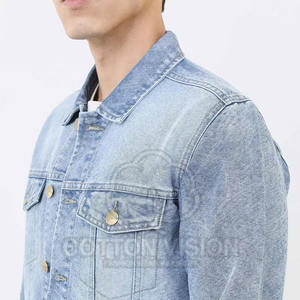Veste en jean pour homme au meilleur prix, faible MOQ, dernier design, fabrication en usine, vente en gros - Product Image 6