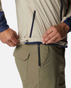 Veste coupe-vent à capuche légère et imperméable pour hommes, veste coupe-vent en nylon respirante pour la pêche et la randonnée pour hommes - Product Image 5