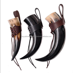 Cuerno vikingo de búfalo antiguo, soporte de cuerno de tamaño personalizado, utensilios de cocina de estilo náutico de animales ecológicos, uso doméstico en Hotel, Ágata - Product Image 4