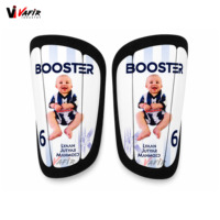 Protège-tibias de football personnalisés en fibre de carbone avec protections et chauffe-jambes en néoprène – Protection professionnelle, design léger