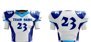 Maillot de football américain personnalisé avec short au-dessus du genou et marque personnalisée – Fabricant OEM - Product Image 6