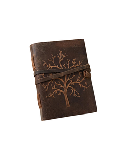 Journal en cuir Arbre de Vie fait main, carnet de notes vintage en cuir gaufré, idéal pour les voyages et l'écriture, cadeau de remise de diplôme pour hommes et femmes - Product Image 1