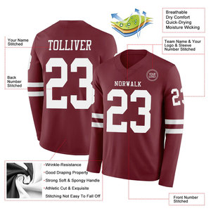 Camiseta de Fútbol Americano Premium para Hombre y Jóvenes, Ropa Deportiva Transpirable con Costuras Resistentes, Ideal para Práctica y Juego - Product Image 2
