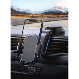 Support de téléphone de voiture à long col réglable avec berceau adaptable pour pare-brise et tableau de bord - Product Image 2