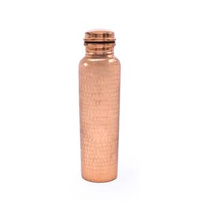 Botella de agua de cobre de grado alimenticio con tapa a prueba de fugas para beber agua de forma segura en la oficina, la escuela y actividades de fitness. - Product Image 2