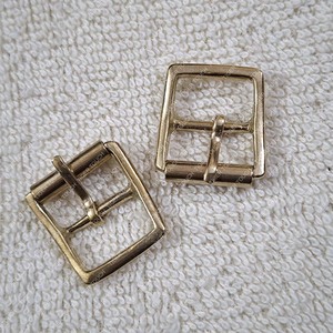 Hebilla de latón macizo con rodillo, estilo medieval, para cinturón de cuero, tipo bávaro, TT-7913 - Product Image 3
