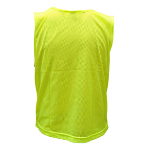 Chalecos de Entrenamiento de Fútbol Reversibles con Diseño Personalizado en Amarillo y Negro, 100% Poliéster, Cuello Redondo, Secado Rápido, Ligeros - Product Image 5
