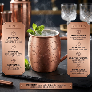 Handmade Copper <b>Mug</b> Most Popular Crushed Ice Drink Serve Julep Cup for Home Metal Drinking <b>Glass</b> - Product Image 6