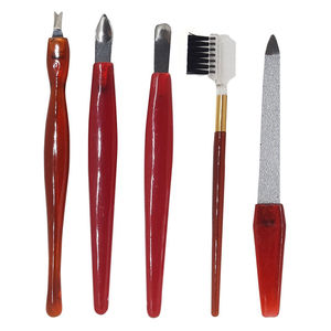 Portable Manicure Pedicure Set Stainless Steel Nail Care Grooming Kit with Clipper Cuticle Nipper Scissors <b>File</b> and Tweezers - Product Image 5