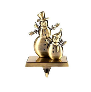 Hot Sale Wood Base Aluminium <b>Top</b> Christmas Stocking Holder For Hanging Decorative Use Xmas Stocking Holder With <b>Silver</b> Tree <b>Top</b> - Product Image 4