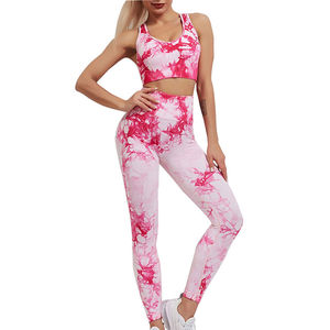 Ropa de Gimnasio y Fitness para Mujer, Conjuntos de Yoga, Nuevo Estilo Casual, Conjunto de Yoga Personalizado para Mujer, Conjunto de 2 Piezas, Ropa de Yoga - Product Image 1