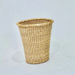 Corbeille à déchets ouverte en rotin tressé et jonc de mer naturel pour intérieur, maison, bureau, cuisine, salle de bain, meuble-lavabo et décoration - Product Image 3
