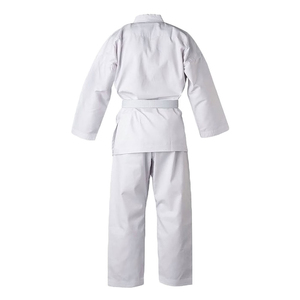 Uniforme de Karate Blanco para Adultos, 100% Algodón, Duradero, Corte Regular, Unisex, Conjunto de Ropa de Artes Marciales con Cinturón Incluido - Product Image 2