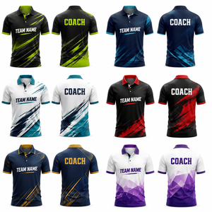 Camiseta Polo Personalizada para Entrenador de Fútbol, Jersey de Entrenamiento Sublimado para Equipo, Transpirable, de Secado Rápido, Deportivo - Product Image 2