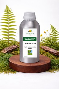 Huile d'Attar Kasturi SP de Qualité Supérieure, Sans Alcool, 100% Pure, Distillée à la Vapeur, Extrait Herbal, Doux et Musqué Terrestre, Bois de Santal, Unisexe - Product Image 2