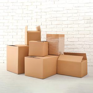 Custom logo Printed Corrugated Packaging Recyclable Box Cardboard Strong Brown Moving Corrugated Shipping Boxes Carton - Product Image 1