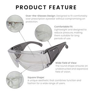 อุปกรณ์ป้องกันส่วนบุคคลแว่นตาความปลอดภัย OTG - Product Image 5