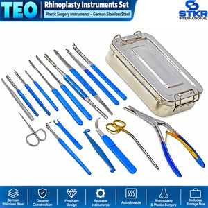 Juego de instrumentos para rinoplastia TEO, instrumentos de cirugía plástica, acero inoxidable alemán - Product Image 1