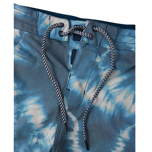 <b>Men</b> Tie Dye Board <b>Shorts</b> Mid Waist Drawstring Quick Dry Casual <b>Short</b> <b>Shorts</b> Blue White <b>Pattern</b> Woven Polyester OEM Service - Product Image 6