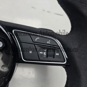 Volante Deportivo de Fibra de Carbono y Alcántara en Oferta para Modelos Audi A3 A4 A4L A5 A7L A8 Q5 Q7 B9 A6 R8 - Product Image 5
