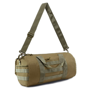 Tactical Duffel <b>Bag</b> 30-40L 600D Nylon Olive Green with Shoulder Strap and <b>Compression</b> Straps Waterproof Olive green nylon - Product Image 1